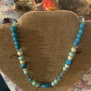 Necklace, bracelet and earrings 3 pc set made by me